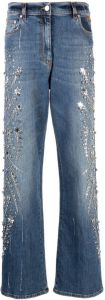 MSGM Jeans met wijde pijpen Blauw