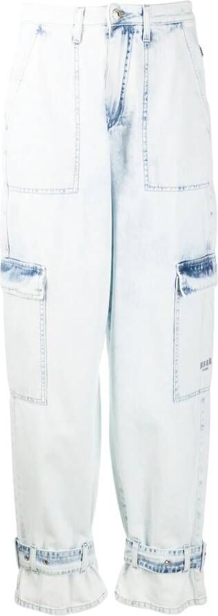 MSGM Straight jeans Blauw