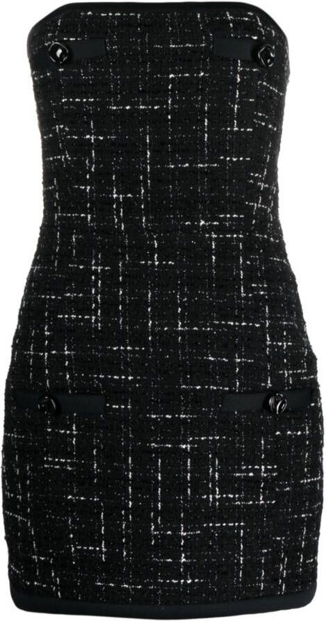 MSGM Strapless mini-jurk Zwart
