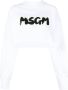 MSGM Sweater met logoprint Wit - Thumbnail 1