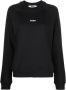 MSGM Sweater met logoprint Zwart - Thumbnail 1