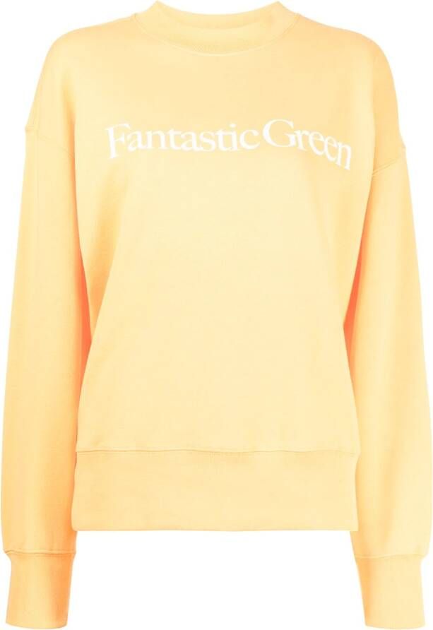 MSGM Sweater met print Oranje