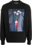 MSGM Sweater met print Zwart - Thumbnail 1