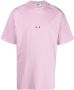 MSGM T-shirt met geborduurd logo 12 LIGHT PINK - Thumbnail 1