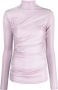 MSGM T-shirt met glitter Roze - Thumbnail 1