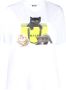 MSGM T-shirt met grafische print Wit - Thumbnail 1