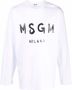 MSGM T-shirt met lange mouwen Wit - Thumbnail 1