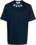 MSGM T-shirt met logo Blauw - Thumbnail 1