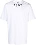 MSGM T-shirt met logo Wit - Thumbnail 1