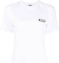 MSGM T-shirt met logopatch Wit - Thumbnail 1