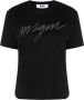 MSGM T-shirt met logopatch Zwart - Thumbnail 1