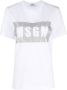 MSGM T-shirt met logoprint Wit - Thumbnail 1