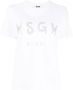 MSGM T-shirt met logoprint Wit - Thumbnail 1