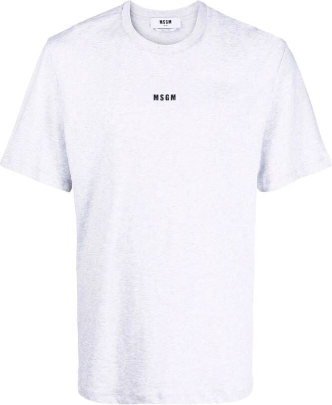 MSGM T-shirt met logoprint Wit