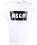 MSGM T-shirt met logoprint Wit - Thumbnail 1