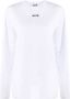 MSGM T-shirt met logoprint Wit - Thumbnail 1