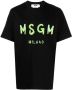 MSGM T-shirt met logoprint Zwart - Thumbnail 1