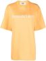 MSGM T-shirt met print Oranje - Thumbnail 1