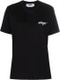MSGM T-shirt met ronde hals Zwart - Thumbnail 1
