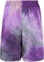 MSGM Trainingsshorts met tie-dye print Paars - Thumbnail 1