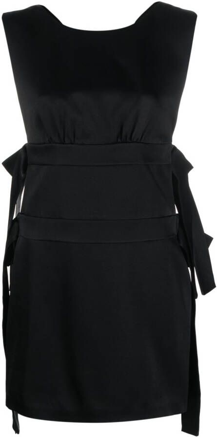MSGM Mini-jurk met striksluiting Zwart