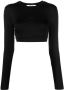MSGM Top met logoprint Zwart - Thumbnail 1