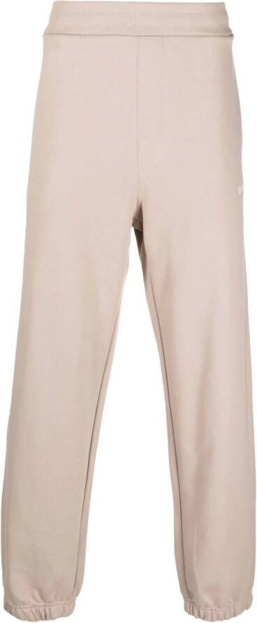 MSGM Trainingsbroek met logoprint Beige