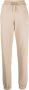 MSGM Trainingsbroek met logoprint Beige - Thumbnail 1