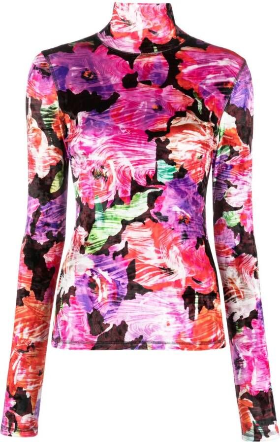 MSGM Trui met abstract patroon Roze