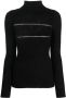 MSGM Gebreide top Zwart - Thumbnail 1