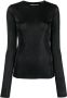 MSGM Trui met metallic-effect Zwart - Thumbnail 1