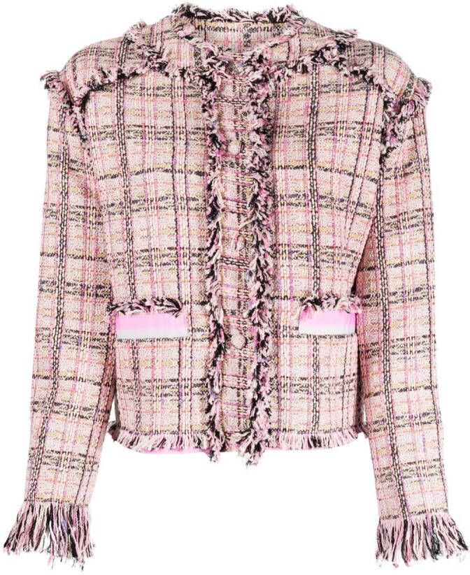 MSGM Tweed jack Roze