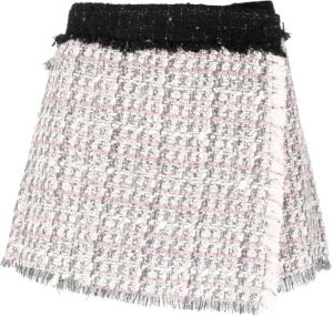 MSGM Tweed shorts Grijs