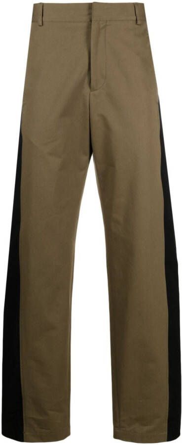 MSGM Gabardine chino Groen
