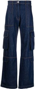 MSGM Cargo jeans Blauw
