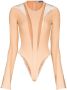 Mugler Body met lange mouwen Beige - Thumbnail 1