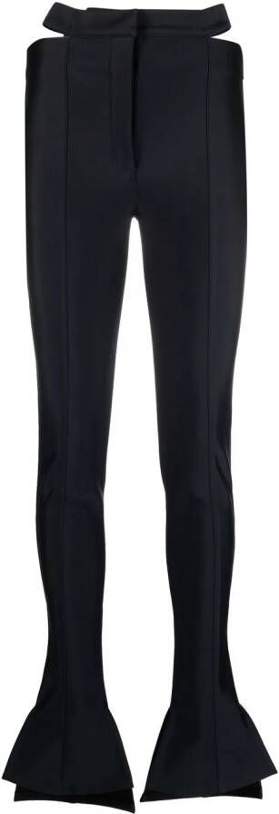 Mugler Broek met uitgesneden detail Zwart