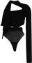Mugler Asymmetrische top Zwart - Thumbnail 1