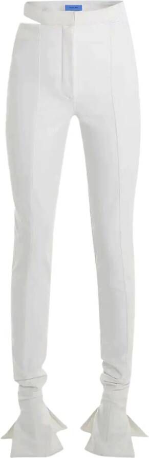 Mugler Flared broek Wit