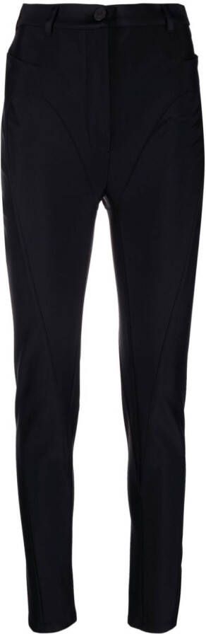 Mugler Skinny broek Zwart