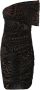 Mugler Off-shoulder jurk Bruin - Thumbnail 1