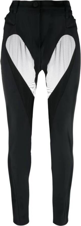 Mugler Skinny broek Zwart