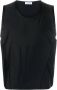 Mugler Mouwloze top Zwart - Thumbnail 1
