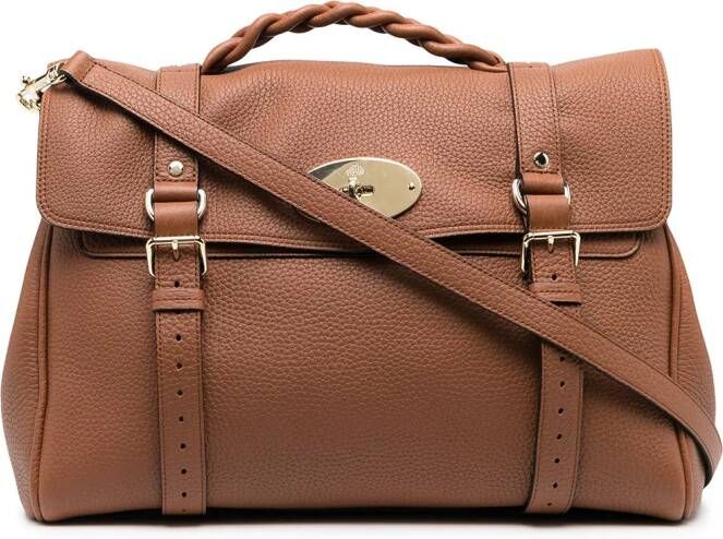 Mulberry Grote Alexa shopper Bruin