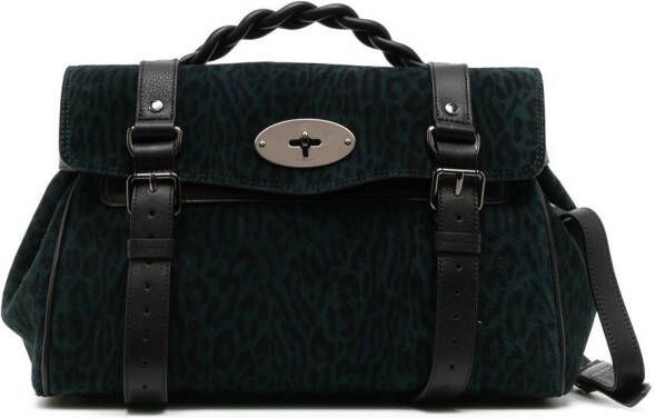 Mulberry Alexa tas met luipaardprint Zwart