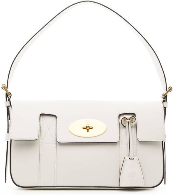 Mulberry Bayswater leren shopper Wit