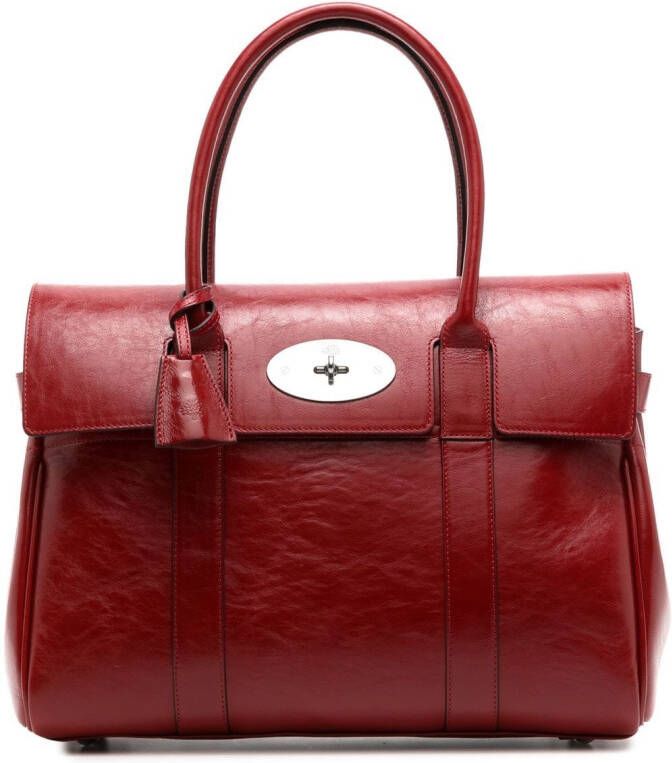 Mulberry Bayswater leren shopper Rood