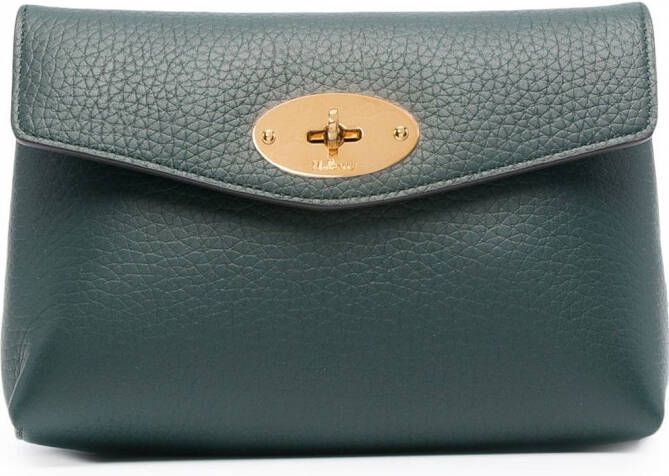 Mulberry Darley make-up tas Groen