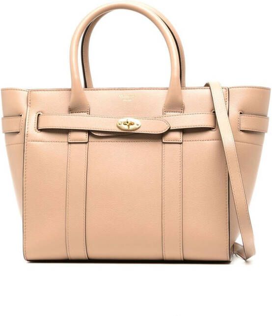 Mulberry Leren boekentas Beige