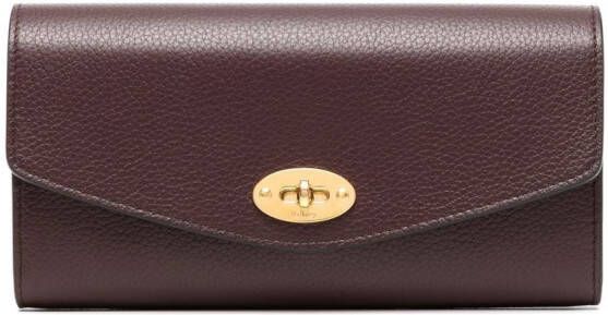 Mulberry Leren portemonnee Bruin